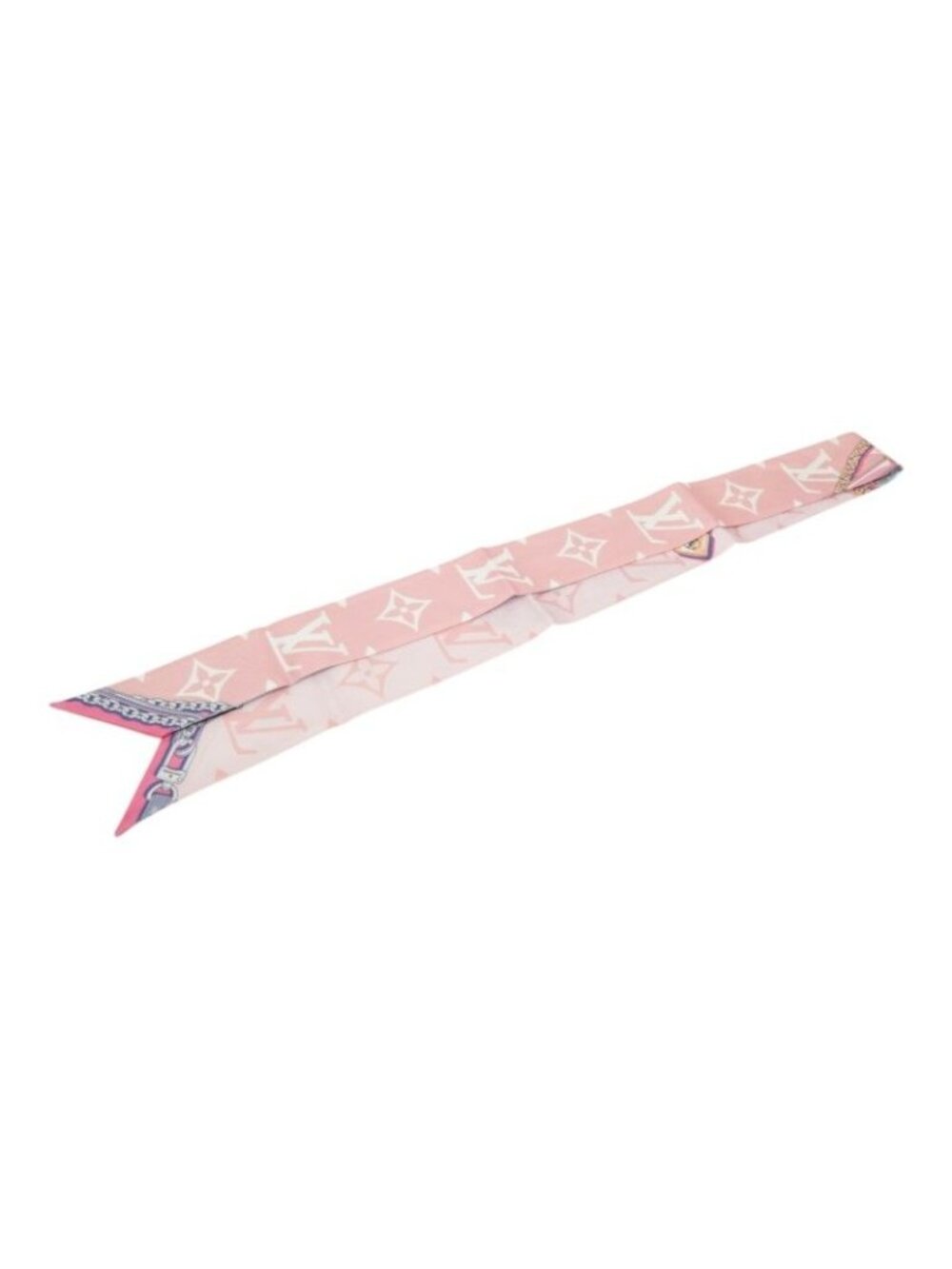 Louis Vuitton Bandeau BB Ultimate Scarf Pink Silk